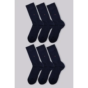 Erkek Pamuklu Yazlık 6lı Bej Soket Çorap ONL-02536