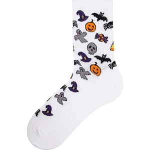 Halloween Karışık Desenli Soket Çorap ONL-02631