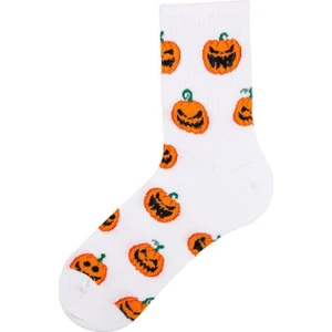 Halloween Karışık Desenli Soket Çorap ONL-02631