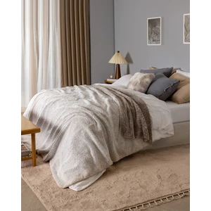 Nord Çift Kişilik Sherpa Battaniye - Bej