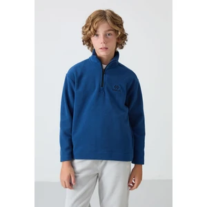 Tommy Life Parlament Kalın Yumuşak Dokulu Standart Fit Nakışlı Polar Erkek Çocuk sweatshirt - 11221