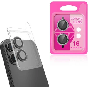 İ She iPhone 16 Kamera Lens Koruyucu Taş Detaylı Cl-06