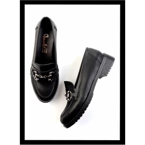 Siyah  Kadın Loafer Ayakkabı K01641012009