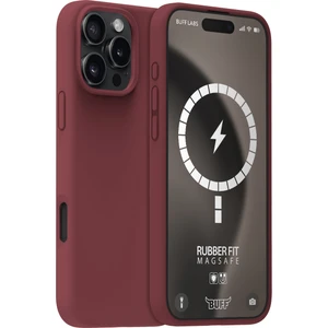 Buff iPhone 16 Pro Max Magsafe Rubber Fit Silikon Kılıf Plum
