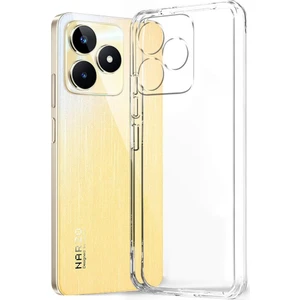 Kzy Realme Note 50 Kapak Kamera Korumalı Süper Silikon Şeffaf Kılıf