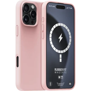 Buff iPhone 16 Pro Magsafe Rubber Fit Silikon Kılıf Light Pink