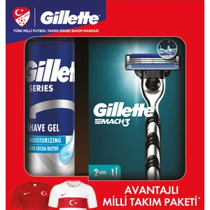 Mach 3makine 2 Yedekli + Series Tıraş Jeli 200 ml