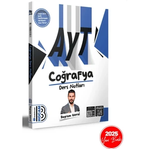 Benim Hocam Yayınları 2025 AYT Coğrafya Ders Notları