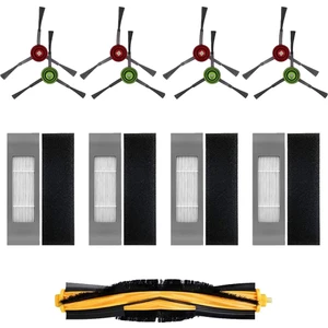 Ecovacs Deebot Ozmo N8 N8 + N8 Pro N8 Pro + Elektrikli Süpürge Filtre Aksesuarları Seti Için Ana Yan Fırça Hepa Filtresi (Yurt Dışından)
