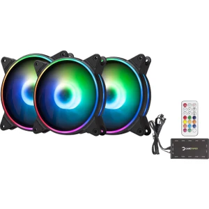 Air Turbine ARGB/RGB 3x12cm Fan Set Kit