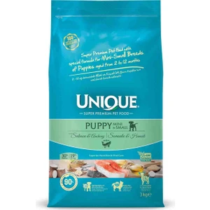Unıque Mini Puppy Somonlu Küçük Irk Yavru Köpek Maması 3 kg