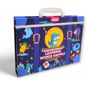 Mutlu Kelime Öğrenme Çanta Serisi-Learning Words Happıly Suitcase Box Series