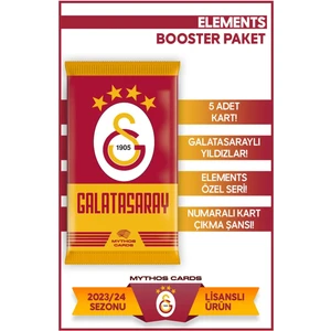Mythos Cards Galatasaray 2023-24 Sezonu Elements Serisi - Booster Paket