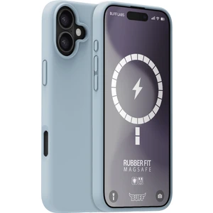 Buff iPhone 16 Plus Magsafe Rubber Fit Silikon Kılıf Light Blue
