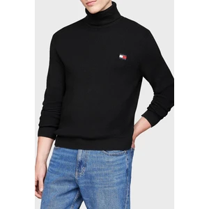 Tommy Jeans Yünlü Slim Fit Balıkçı Yaka Kazak Erkek Kazak DM0DM19434 Bds