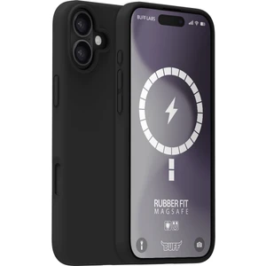 Buff iPhone 16 Plus Magsafe Rubber Fit Silikon Kılıf Black