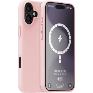 Buff iPhone 16 Plus Magsafe Rubber Fit Silikon Kılıf Light Pink