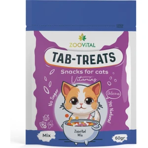 Mix (Deri Tüy Sağlığı, Immun Sistem Güçlendirici, Multivitamin) Kedi Ödül Tableti