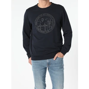 Regular Fit   Erkek Lacivert Sweatshirt