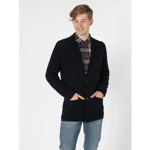 Slim Fit   Erkek Lacivert Hırka