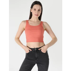 Slim Fit   Kadın Turuncu Atlet