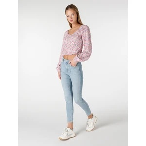 760 Diana Super Slim Fit Yüksek Bel Dar Paça Mavi Kadın Jean Pantolon Cl1064314