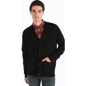 Comfort Fit   Erkek Siyah Hırka