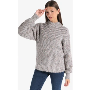 Slim Fit Bisiklet Yaka Çok Renkli Kadın Kazak Cl1066018