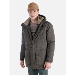 Regular Fit Yeşil Erkek Kaban