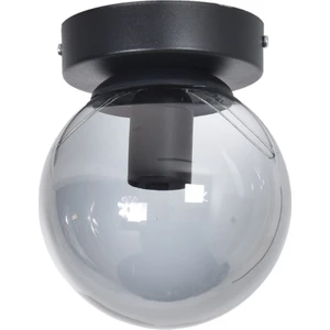 Çaça Modern Salon Mutfak Koridor Glop Beyaz Camlı Siyah Renk Tekli Tavan Plofonyer Avize