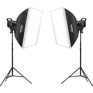 SL60II Bi 60W Bi-Color Cob LED Video Işığı 2'li Set