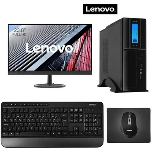 TX3110 Intel Core i5 4440 16GB Ram 512GB M2 Nvme SSD 23.8'' Lenovo Monitör Freedos Ofis Bilgisayarı