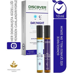 Discover Beauty Style Gündüz ve Gece Göz Çevresi Yenileyici Onarıcı Roll On Serum Set
