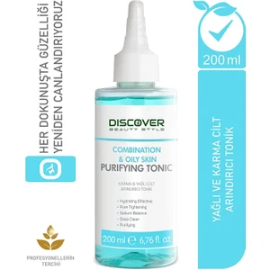Discover Beauty Style Yağlı ve Karma Cilt Salisilik Asit  Arındırıcı & Canlandırıcı Tonik 200 Ml