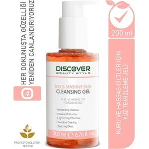 Discover Beauty Style Kuru Ve Hassas Ciltler Için Canlandırıcı Ve Nemlendiricili Arındırıcı Yüz Temizleme Jeli 200 ml
