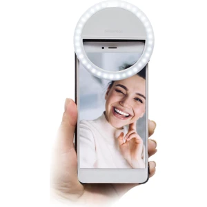 PSM123 Taşınabilir Şarjlı 4 Kademeli Kablosuz LED Selfie Işığı Beyaz