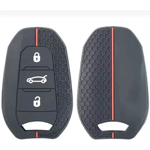 Şenyıldız Aksesuar Peugeot 208 308 508 2008 3008 5008 Rifter Anahtar Koruma Kılıf Sustasız Anahtarsız Çaliştırma