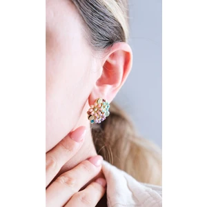 Mor Mavi Mineli Papatya Zirkon Taş Detaylı