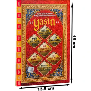 Renkli Tecvit Uygulamalı - Kırık Kelime Mealli 41 Yasin Kitabı