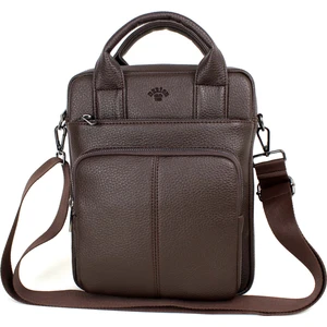 Derise Club Erkek Kahverengi El ve Omuz Çantası 11,5  Inç IPAD Tablet Notebook Laptop Çantası