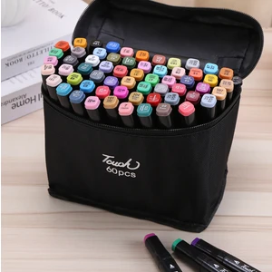 Haydi Dekor Çift Taraflı Uçlu Marker Keçeli Kalem Seti 60'lı Çantalı Markör