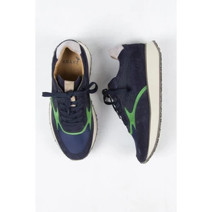 Calista Erkek  Deri Bağcıklı Laci-Yeşil Sneakers