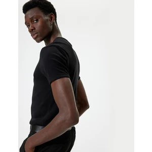 Basic Tişört Kısa Kollu Bisiklet Yaka Pamuklu