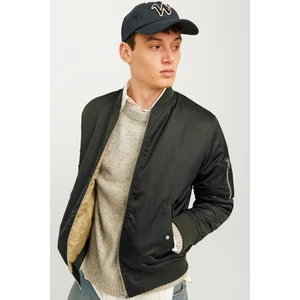 Jack & Jones Erkek Jjocean Bomber Ceket 12256857 Haki