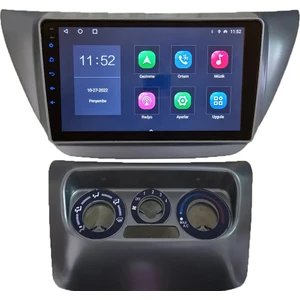 Mitsubishi Lancer 2002-2007 Yıl Android Sürüm 13 Kablosuz Carplay Navigasyon Multimedya 9 Inç Ekran2G Ram +32GB Hafıza Çerçeveli ve arka görüş kameralı
