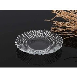 Cam Çay Tabağı Aurora Çay Tabak 6 Adet