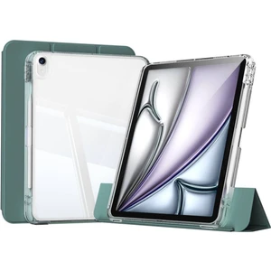 Apple iPad Air 13 Inç M2 Uyumlu Kılıf Pen Charge Şeffaf Kalem Bölmeli Case A2898 A2899 A2900
