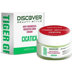 Discover Beauty Style Cica Krem Tiger Grass & Kızaran Ve Hassas Ciltler Için 20 ml
