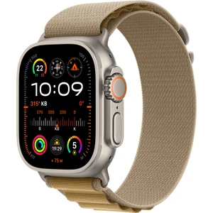 Watch Ultra 2 Gps + Cellular 49MM Natural Titanium Case With Tan Alpine Loop - Medium