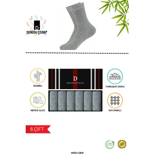 Bambu Erkek Soket Özel Kutulu Uzun Çorap Dikişsiz 6 Çift Altın Seri (Parfümlü,yıkamalı,organik)